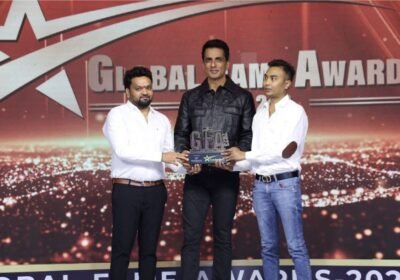 Sushim (Rahul) Gaikwad & Karan Rajora again win Globle Fame award 2023 for having best film production house by Sonu Sood