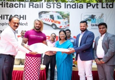 Medical Philanthropy in Motion: Hitachi Rail STS Donates Ambulance to Dr MC Modi Charitable Eye Hospital