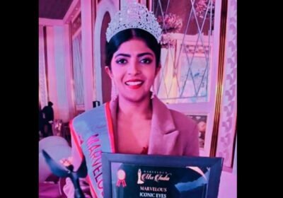 Akshara Nair from Chennai won the title of Marvelous Iconic Eyes 2024
