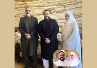 Auspicious Wedding Unfolds in Holy Karbala: Maulana Syed Nusrat Bukhari Extends Blessings to Ali Akbar Sultan and Malika Ali Akbar