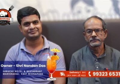 Nandan Das Elevates Dining Experience at Suruchi Hotel and Restaurant, Mahishadal, with a New AC Restaurant and Diverse Menu!