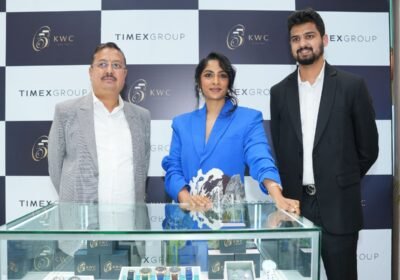 Salaar Actress Sriya Reddy unveils special edition Timex and Guess watches at Kamal watches,Aparna Mall for their 55th anniversary