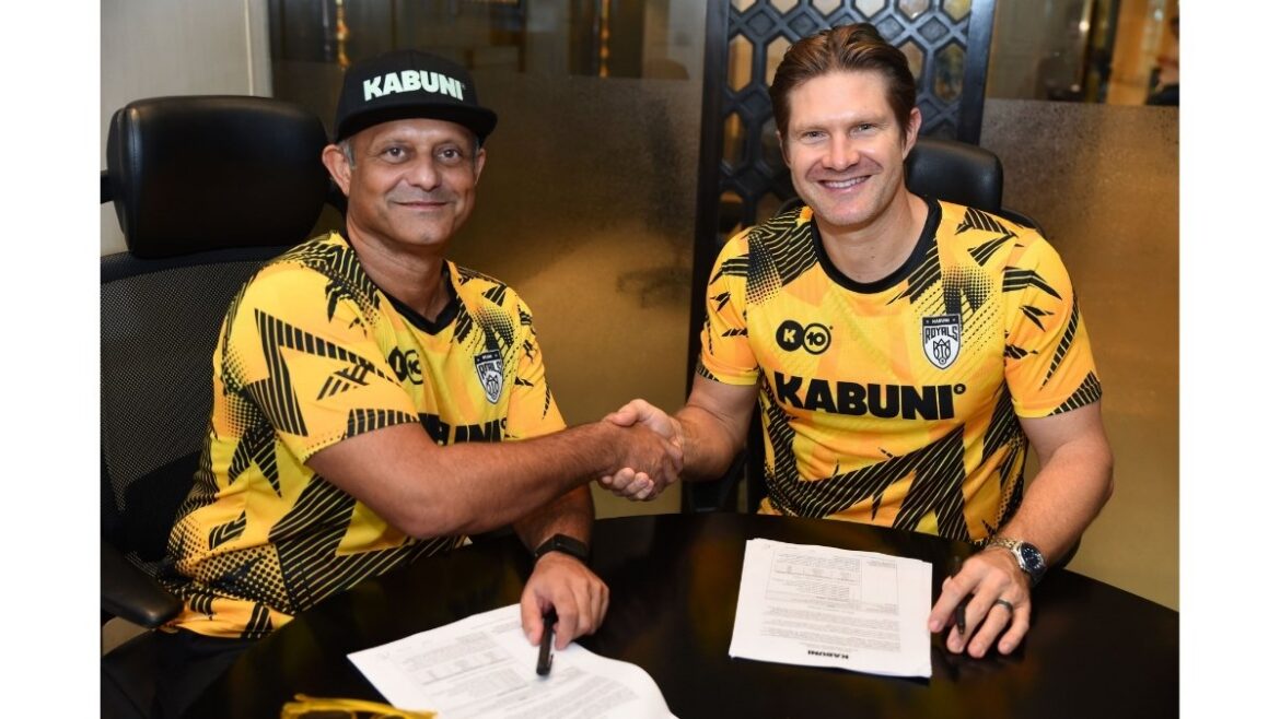 Kabuni Secures Shane Watson as Super Coach, Reinforces Ambition to Transform Global Cricket Training