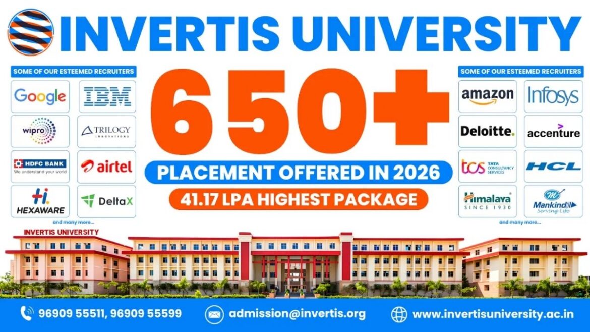 650+ Offers: Invertis University Students Head to Google, Amazon, Deloitte, IBM and Other Leading Recruiters