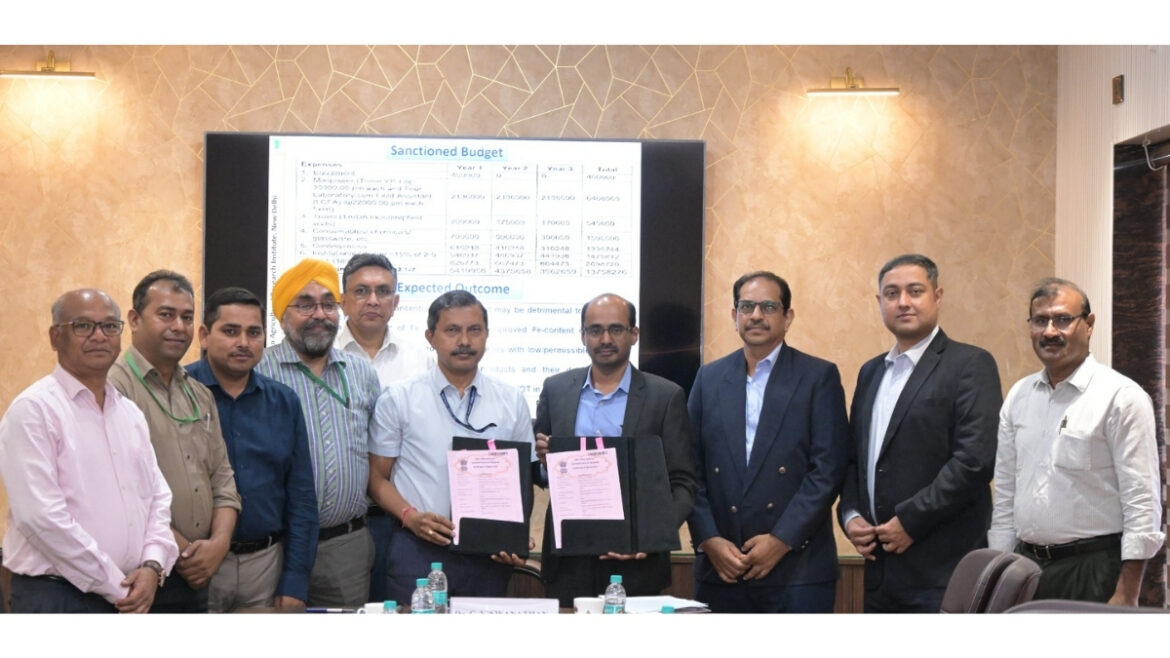 AM/NS India and ICAR-IARI Join Hands for Groundbreaking Research on Sustainable Use of Iron Ore Tailings in Agriculture