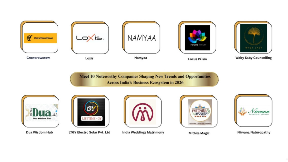 Meet 10 Noteworthy Companies Shaping New Trends and Opportunities Across India’s Business Ecosystem in 2026