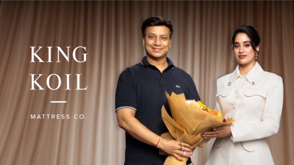 King Koil Names Janhvi Kapoor as New Brand Ambassador, Launches New Global Identity