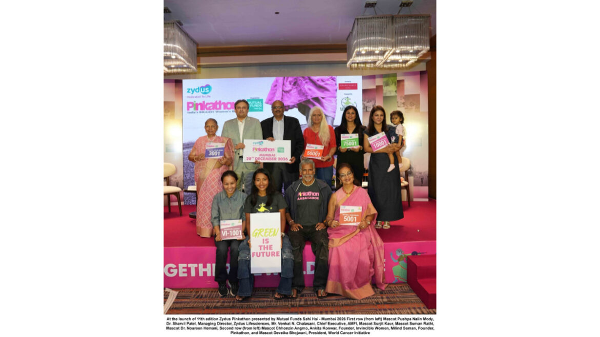 Zydus Pinkathon Title Partner Zydus Lifesciences & Presented by Mutual Funds Sahi Hai expands to 12 cities, advances vision to take India’s biggest women’s run to 52 cities