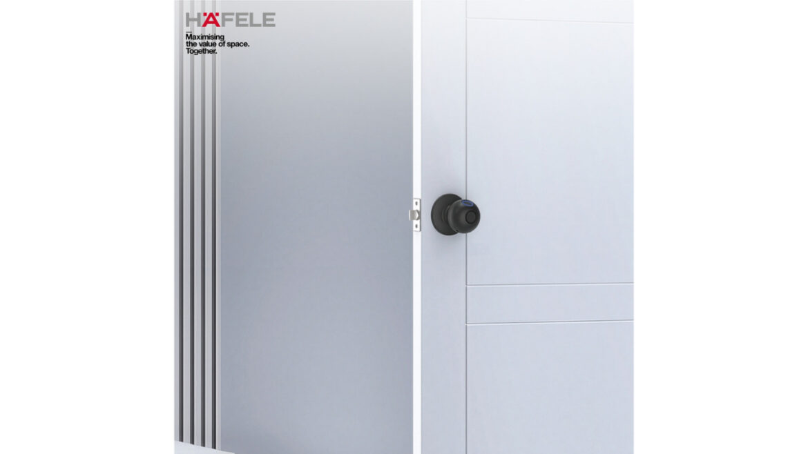 Hafele Stella Digital Knob Lock Combines Smart Technology with Minimalist Design