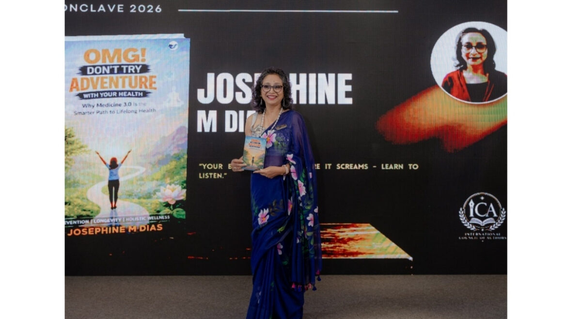 Josephine M Dias Unveils Debut Book ‘OMG! Don’t Try Adventure With Your Health’ at ICA Conclave 2026